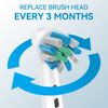 4pcs Professional Brush Heads Refill Electric Toothbrush Replacement Case Fo