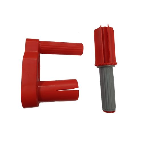 Freiziel® Dispenser for stretch film, plastic, red