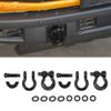 Front D-Ring Shackle Towing Tow Hook Bracket for Ford F150 Chevy Silverado Ram