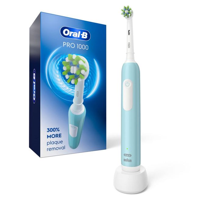 Oral-B Pro 1000 CrossAction Electric Toothbrush, Blue