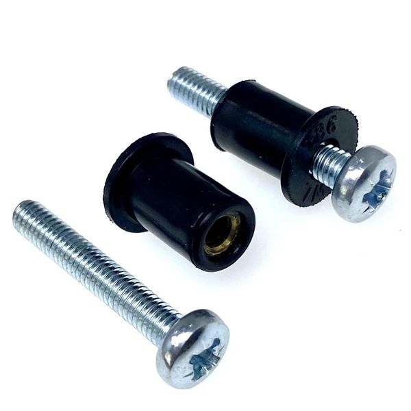 W4 Rubber Cavity Fixer - Black, 2 Pack