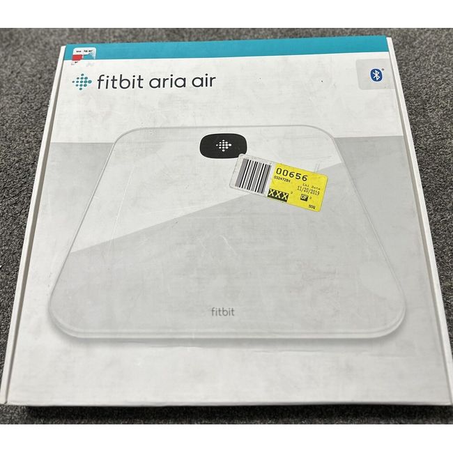 Fitbit Aria Air Bluetooth Digital Body Weight and BMI Smart Scale, White