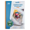 Deskit A4 Laminating Pouches, Gloss, 30 sheets, 250 Microns - Clear and Durable Presentations - Extra-Strong for Long-Lasting Documents