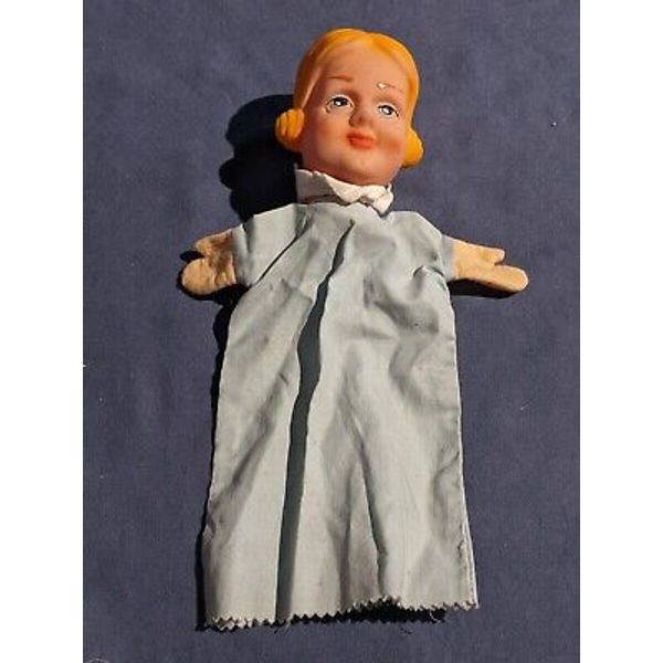 Vintage Hand Puppet Doll Head  (Box P3)