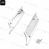 HTTMT SLC001-E- Compatible with 1993-2013 STREET GLIDE Chrome Billet Saddle Bag Latch Covers