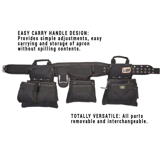 4 Piece Carpenter's Ballistic Combo Tool Belt 