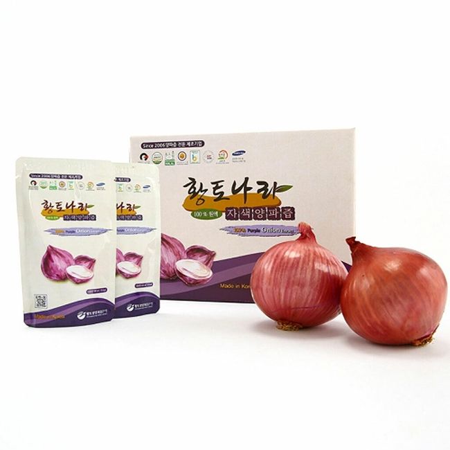 [IN USA] Korean Healthy Drink Supplement Purple Onion 100% Extract 60 Packs