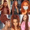 Leeven 24 Inch Pre-Separated Springy Afro Twist Hair 8 Packs Popping Spring Twist Hair for Marley Locs Twist Braiding Hair 10 Strands /Pack Black Pre-fluffed Afro Kinky Marley Hair Extensions /350#