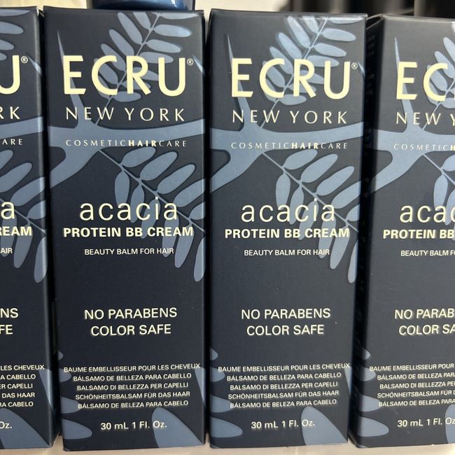 (2) Ecru New York Acacia Protein BB Cream NO PARABENS COLOR SAFE 1 fl. oz Each