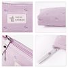Fyfjur Small Make Up Bag, 4 Pcs Canvas Travel Makeup Bag, Multi-Functional Makeup Bag Small, Small Toiletry Bag for Women Girls Vacation Travel