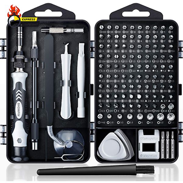 122 in 1 Precision Computer Screwdriver Kit, Laptop Screwdriver Sets with 101 Ma