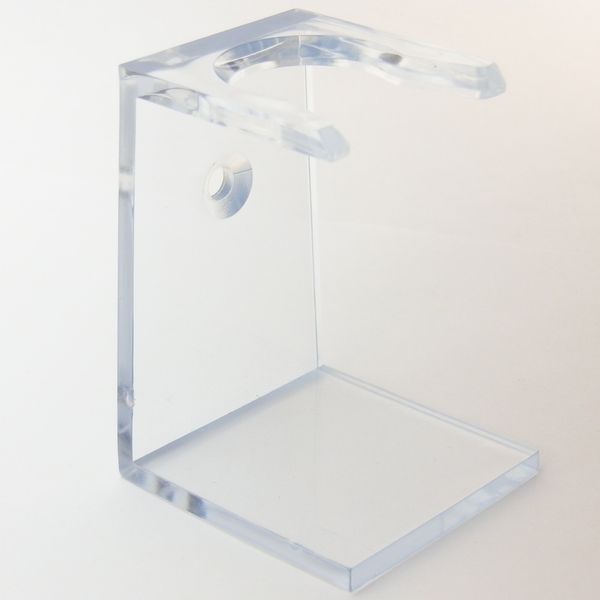 G.B.S Clear Acrylic Shaving Brush Drip Stand