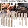Hair Cutting Combs, 10pcs Professional Anti-static Heat Resistant Hairdressing Comb Barber Hair Styling Comb With Measure Scale For Salon Or Personal Use(1#)