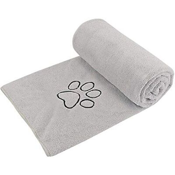 SUNLAND Dog Towel Super Soft Dog Drying Towel Ultra Absorbent Dog Bath Towel