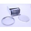 50-Pcs Disposable Aluminum Sample Pans (4" x 5/16") Moisture Analyzer Tray HR