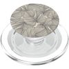 Modern Minimalist Neutral Tropical Monstera Leaf Design PopSockets PopGrip for MagSafe