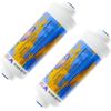 IPW Industries Inc T40 GAC Coconut Carbon Inline Filter 3/8" OD Quick Connect 2 Pack