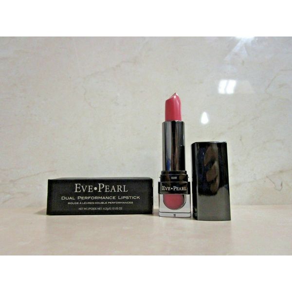 EVE PEARL DUAL PERFORMANCE LIPSTICK PEACHES & CREAM 0.15 OZ BOXED