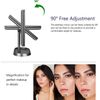 Trifold Lighted Vanity Makeup Mirror 21 Leds 1X/2X/3X Magnification Touch Screen
