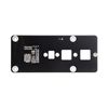 coolwell For Raspberry Pi 5 PCIe to M.2 Adapter Board (C) Compatible NVMe Protocol M.2 Solid State Drive with Transparent Acrylic Mounting Plate