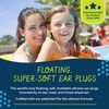 Putty Buddies (Floating) Soft Silicone Earplugs Tan 3 Pair Pack