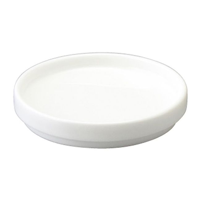 Narumi 50131-3707 Plate, Plate, Dish, 3.1 inches (8 cm), White, Simple, Small Plate, Flat Plate, Stacking, Microwave Warm, Dishwasher Safe