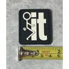 F**k It Tactical Morale PVC Rubber Patch, F IT Funny PVC Patch Hook Backed