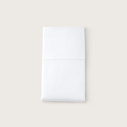 Purple SoftStretch Pillowcase, Travel Size, Moisture-Wicking, True White, White