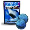 Shark Attack Bath Bombs - Cool Bath Bombs for Kids - Fun Bath Fizzers for Boys - XL Black and Blue Bath Bombs