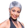 Foxy Silver Synthetic Wig - Mary-F4/27