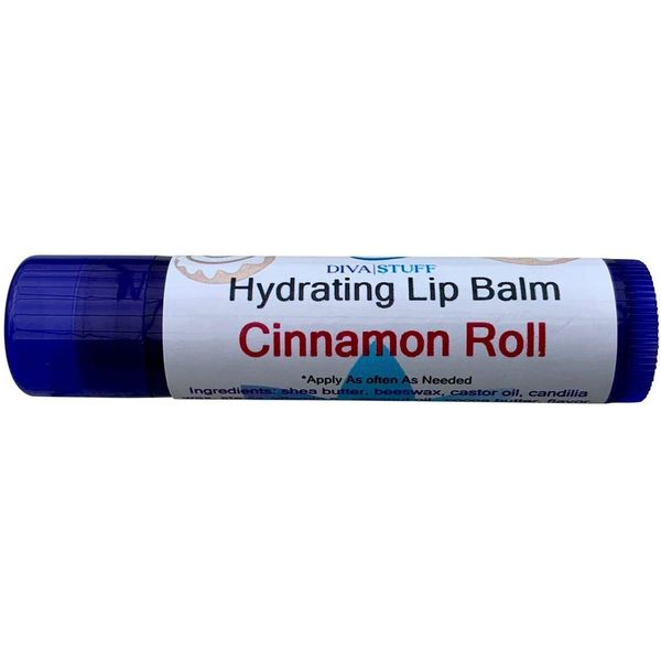 Best Formula Fun Flavored Lip Balm for Soft Lips by Diva Stuff (Cinnamon Roll)