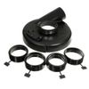 7Inch Vacuum Grinder Dust Shroud Cover Set With 4 Positioning Ring Convertible