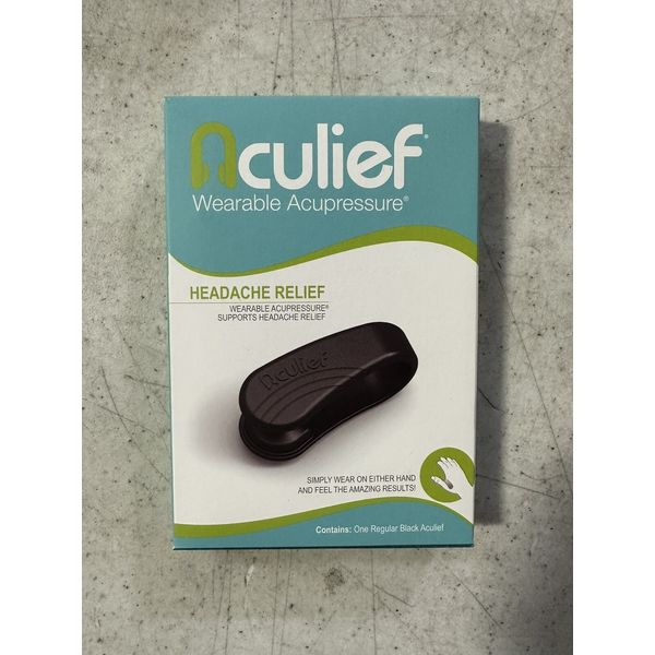 Aculief Headache & Migraine Relief Hand Device x1 Regular Black