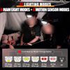 LED Motion Sensor Headlamp Rechargeable Super Bright Headlight Torch Flashlight