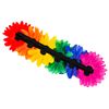 Fvomye Flower Crown Headband with Rainbow Fishnet Gloves Rainbow Sunglasses LGBT Gay Pride Fancy Dress Accessories, One Size