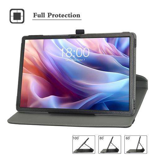 MAMA MOUTH for TECLAST T65 Max Rotating Case,360 Degree Rotary Stand with Cute Pattern Cover for TECLAST T65 Max 13 Inch Tablet,Black