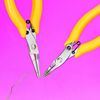 Modelcraft 1-Piece Flat Nose Pliers, Silver