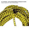 Airhead Trick Handle Wakeboard Rope, 4 Sections, 75-Feet, Yellow