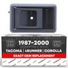 Interior Front Driver Door Handle for 88-93 Toyota Corolla, 4Runner, Tacoma -...