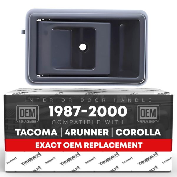 Interior Front Driver Door Handle for 88-93 Toyota Corolla, 4Runner, Tacoma -...