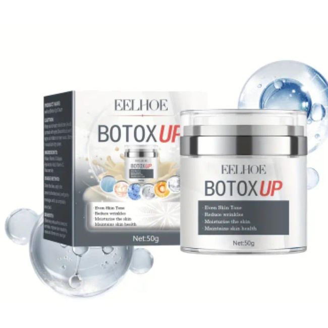 Botoxup Hydration & Firming Face Cream Vitamin C, Niacinamide, Ceramide-Infused for Youthful, Collagen Boost Anti Aging Serum (Jar 50g)