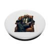 Beard Gentleman Bart Bärtiger Barbershop Mann PopSockets Klebender PopGrip