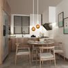 Teynewer Pendant Light Ceiling Lighting Fitting, E27 Lamp Holder with Switch Suspended Pendant Light Fitting Kit, 2 Core Textile Cable UK Plug (White, 2m)