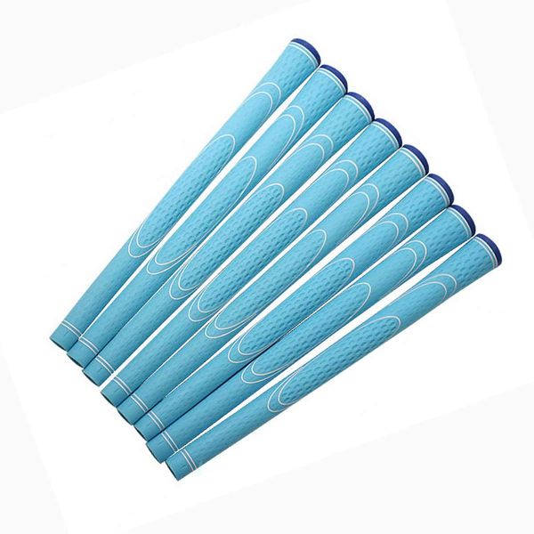 WORLD EAGLE TPR Golf Grips, Set of 8, Light Blue