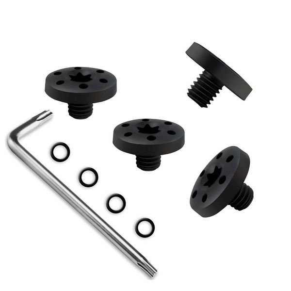 Guuun Beretta 92 & Taurus PT92 Grip Screws, T10 Torx Key, Black