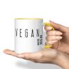JUNIWORDS Tasse, Vegan, Wähle Farbe, Gelb