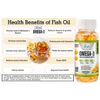 OMEGA - Heart, Brain, & Joint Support-Enteric Coated Fish Oil 2400 MG -240 SOFGL