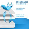 Everlasting Comfort Waterproof Single Size Mattress Protector with 1 Pillow Protector
