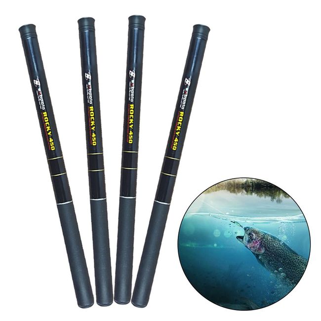 3.6M -7.2M FRP Fishing Rod Telescopic Ultra-light Hard Pole for Stream  Freshwater Fishing Pole