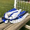 Handmade Softball Hair Pony Bow